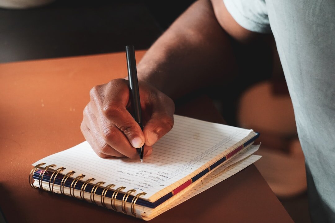 writer brainstorming ideas