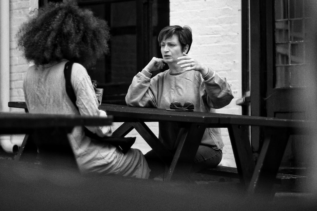 intense conversation scene
