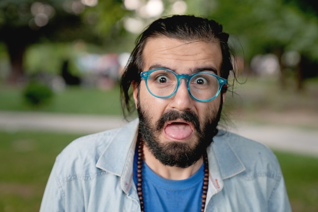 surprised reader face