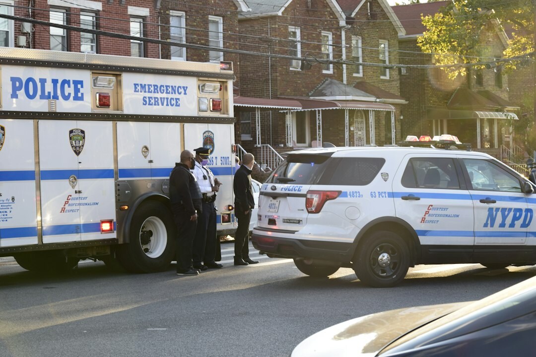police tape at crime scene